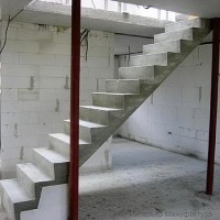 Лестницы из бетона в частные дома - Интерьеры и фасады из дерева, гипса, бетона, металла